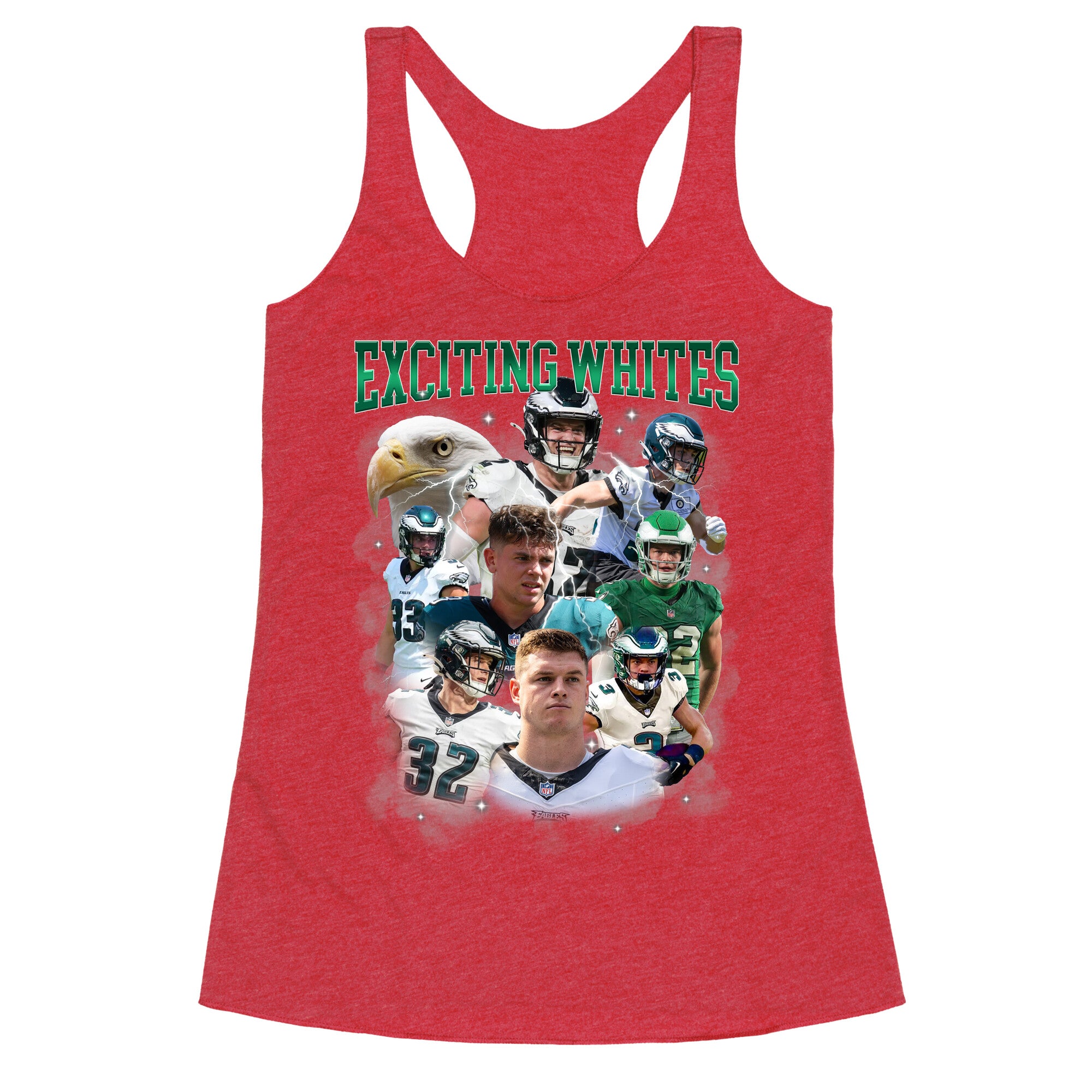 Exciting Whites Racerback Tank